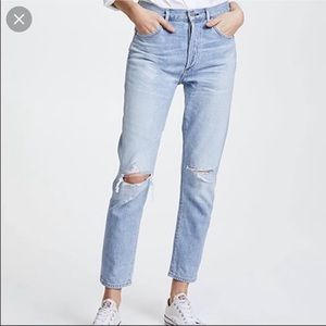 Citizen or Humanity Liya high rise classic fit crop jeans